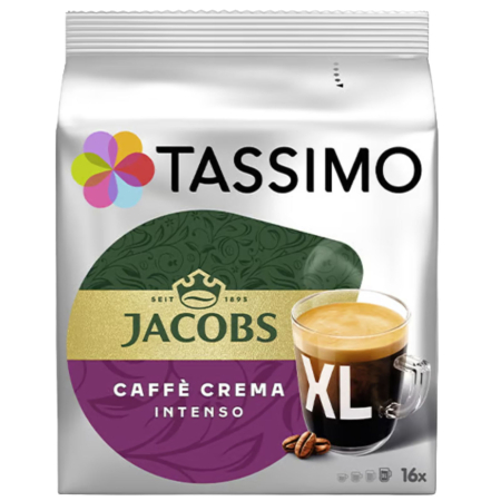 Cafea capsule - Capsule TASSIMO Cafe Crema Intenso XL, 16 cps, 144 g