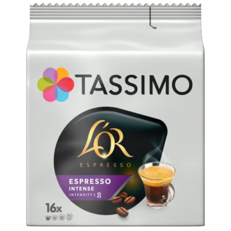 Cafea capsule - Capsule Tassimo L'OR Espresso Intense, 16 cps