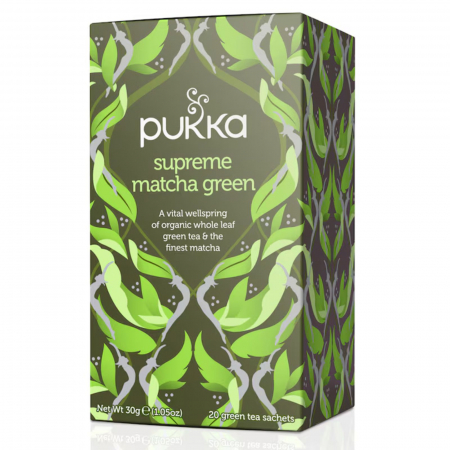 Ceai - Ceai Pukka Bio Supreme Matcha, 20 plicuri.