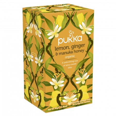 Ceai - Ceai Pukka Organic lemon & ginger, 20 plicuri
