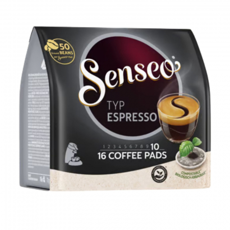 Cafea paduri - Paduri cafea SENSEO Espresso, 16 paduri, 111 g
