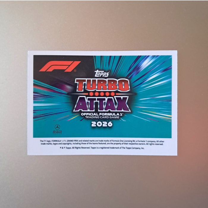 George Russell #267 – Signature Style – Mercedes-AMG PETRONAS Formula One Team – Topps Turbo Attax 2026 [2]
