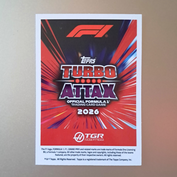 Esteban Ocon #221 – La Monumental – TGR Haas F1 Team – Topps Turbo Attax 2026 [2]