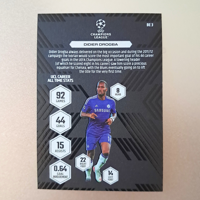Didier Drogba BE3 – Black Edge Edition – Chelsea FC – Topps Match Attax Extra 2025/26 [2]