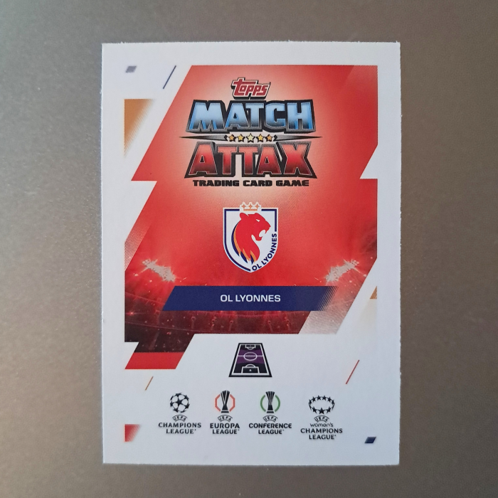 Melchie Dumornay 278 – Topps Heritage Woman of the Match – OL Lyonnes – Topps Match Attax Extra 2025/26 [2]