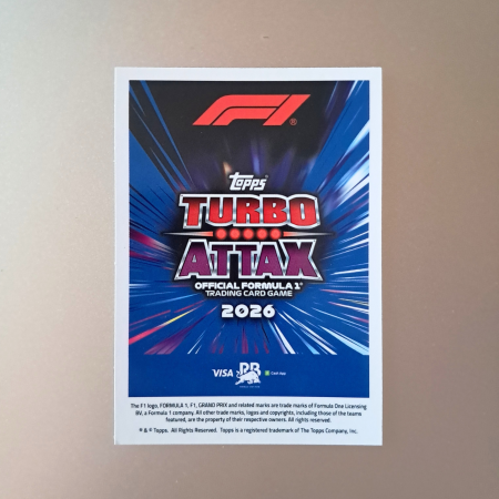 Arvid Lindblad SUN6 – Sunshine State – Racing Bulls – Topps Turbo Attax 2026 [1]
