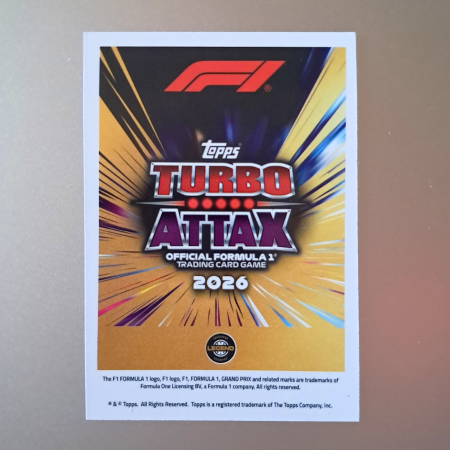 Rubens Barrichello #292 – 100 Club Legend – Topps Turbo Attax 2026 [1]