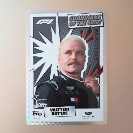 Topps F1 Turbo Attax 2026 - Valtteri Bottas GU11 – Guardians of the Grid – Cadillac Formula 1 Team – Topps Turbo Attax 2026
