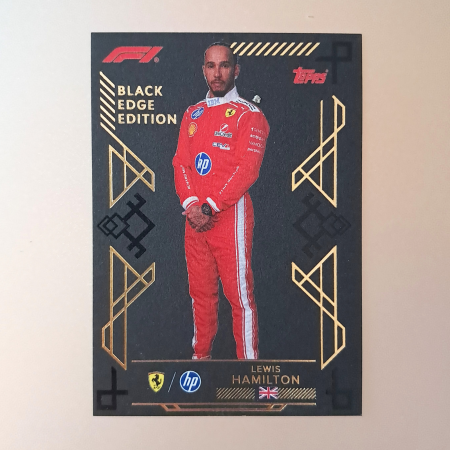 Topps F1 Turbo Attax 2026 - Lewis Hamilton #302 – Black Edge – Scuderia Ferrari HP – Topps Turbo Attax 2026
