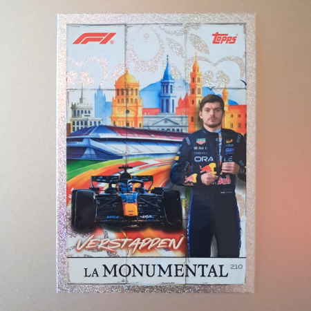 Topps F1 Turbo Attax 2026 - Max Verstappen #210 – La Monumental – Oracle Red Bull Racing – Topps Turbo Attax 2026