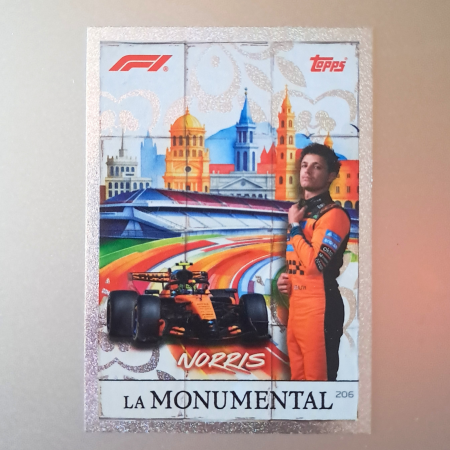 Topps F1 Turbo Attax 2026 - Lando Norris #206 – La Monumental – McLaren Mastercard Formula 1 Team – Topps Turbo Attax 2026