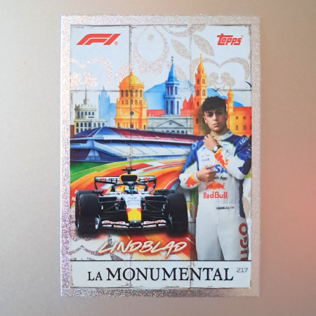 Topps F1 Turbo Attax 2026 - Arvid Lindblad #217 – La Monumental – VISA Cash App Racing Bulls – Topps Turbo Attax 2026