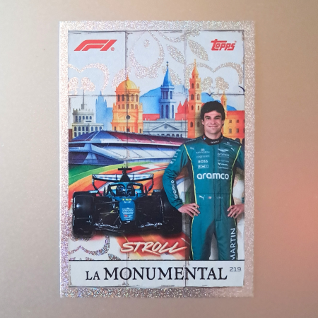 Topps F1 Turbo Attax 2026 - Lance Stroll #219 – La Monumental – Aston Martin Aramco Formula One Team – Topps Turbo Attax 2026