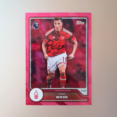 Topps Flagship Premier League 2026/27 - Chris Wood #230 – Pink Voltage – Nottingham Forest – Topps Flagship Premier League 2026/27