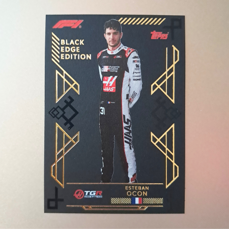 Topps F1 Turbo Attax 2026 - Esteban Ocon #305 – Black Edge – TGR Haas F1 Team – Topps Turbo Attax 2026