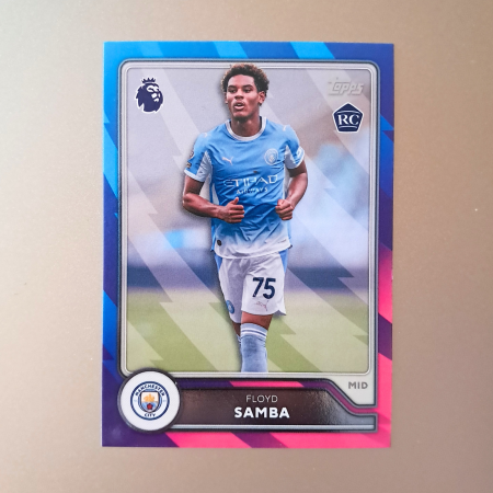 Topps Flagship Premier League 2026/27 - Floyd Samba RC #179 – PL Parallel – Manchester City – Topps Flagship Premier League 2026/27