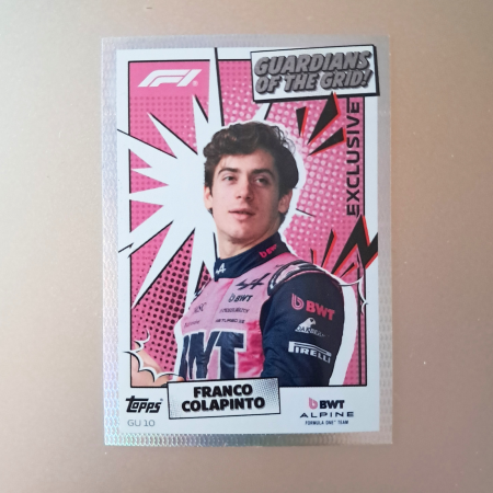 Topps F1 Turbo Attax 2026 - Franco Colapinto GU10 – Guardians of the Grid – BWT Alpine – Topps Turbo Attax 2026