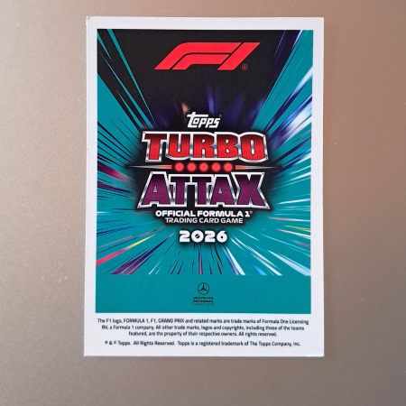 George Russell #230 – Turbo Attax Legacy – Mercedes-AMG PETRONAS Formula One Team – Topps Turbo Attax 2026 [1]
