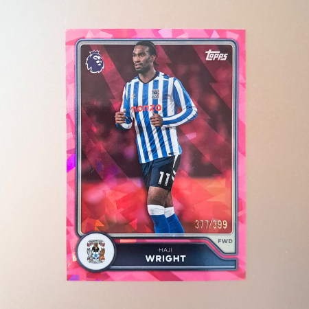Topps Flagship Premier League 2026/27 - Haji Wright #272 – Pink Mini-Diamond /399 – Coventry City – Topps Flagship Premier League 2026/27