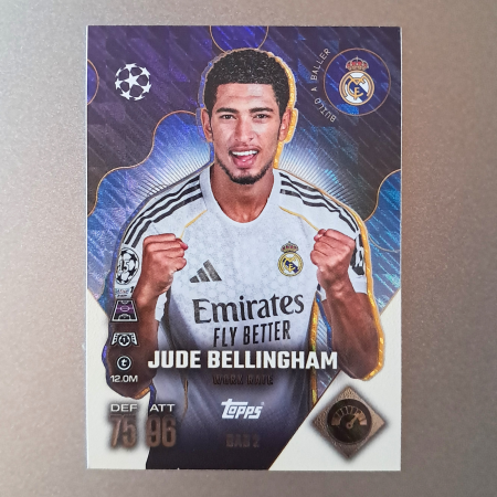 Topps Match Attax Extra 2025/26 - Jude Bellingham BAB2 – Build-A-Baller – Real Madrid CF – Topps Match Attax Extra 2025/26