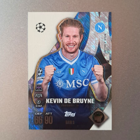 Topps Match Attax Extra 2025/26 - Kevin De Bruyne BAB3 – Build-A-Baller – SSC Napoli – Topps Match Attax Extra 2025/26