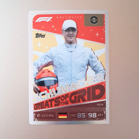 Topps F1 Turbo Attax 2026 - Michael Schumacher GG8 – Greats of the Grid – Topps Turbo Attax 2026