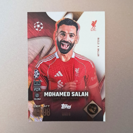 Topps Match Attax Extra 2025/26 - Mohamed Salah BAB6 – Build-A-Baller – Liverpool FC – Topps Match Attax Extra 2025/26