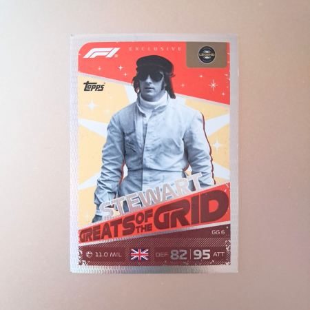 Topps F1 Turbo Attax 2026 - Sir Jackie Stewart GG6 – Greats of the Grid – Topps Turbo Attax 2026