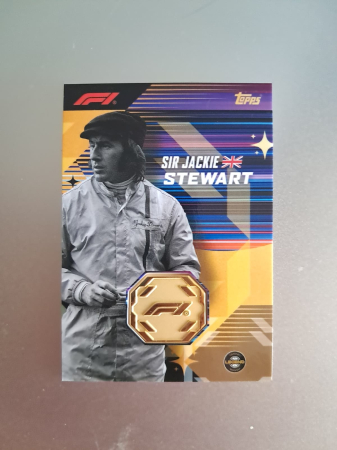 Turbo Attax 2026 - Sir Jackie Stewart MR-STE Manufactured Relic – Topps F1 Turbo Attax 2026
