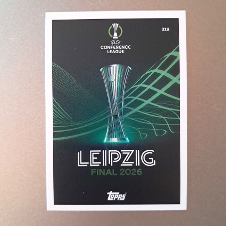 Topps Match Attax Extra 2025/26 - UEFA Europa Conference League 318 – Leipzig – UEFA 2026 Finals – Topps Match Attax Extra 2025/26
