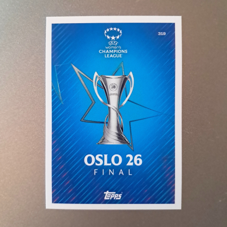 Topps Match Attax Extra 2025/26 - UEFA Women's Champions League 319 – Oslo 26 – UEFA 2026 Finals – Topps Match Attax Extra 2025/26