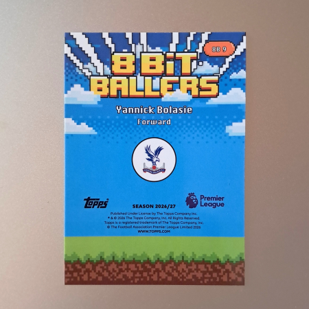 Yannick Bolasie 8B-9 – 8-Bit Ballers – Crystal Palace – Topps Flagship Premier League 2026/27 [1]