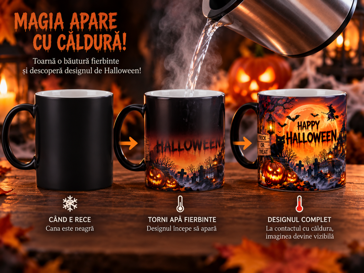 Cană Termosensibilă Halloween – Happy Halloween [4]