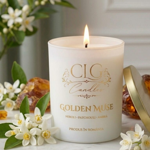 RADIANCE COLLECTION - LUMÂNARE PARFUMATĂ ”GOLDEN MUSE”