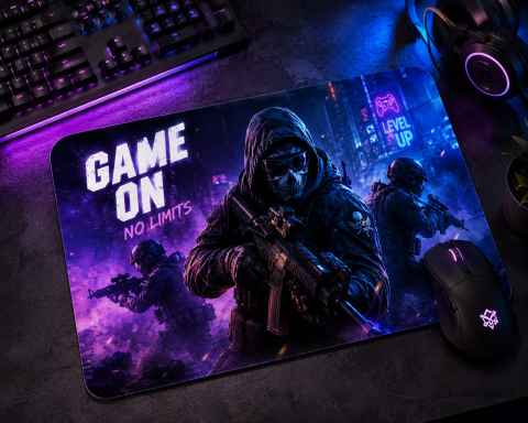 MOUSEPAD-URI PERSONALIZATE - MOUSEPAD GAMING – „GAME ON • NO LIMITS”