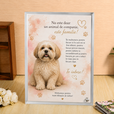 RAME FOTO PERSONALIZATE - Ramă foto personalizată pentru animalul tău de companie