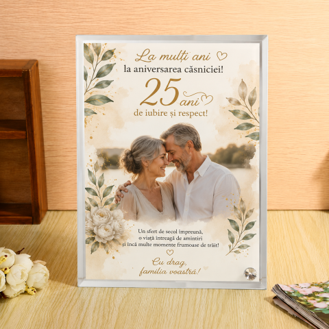 RAME FOTO PERSONALIZATE - Ramă foto personalizată pentru aniversarea căsniciei