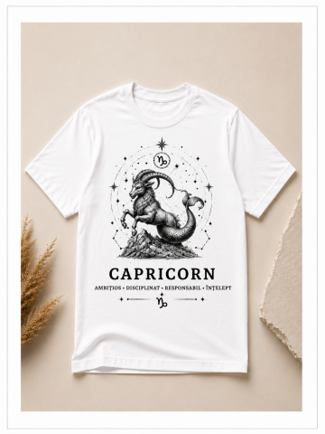 TRICOURI PERSONALIZATE - TRICOU ZODIA CAPRICORN