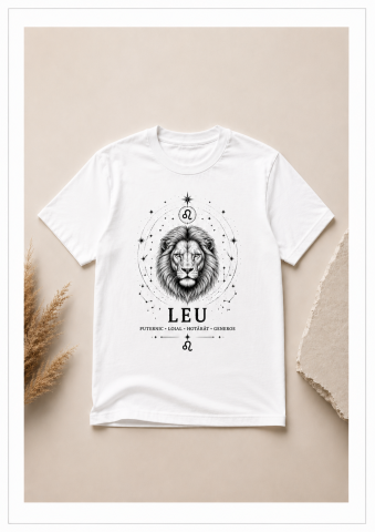 CADOURI PERSONALIZATE - TRICOU ZODIA LEU