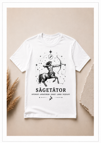 TRICOURI PERSONALIZATE - TRICOU ZODIA SĂGETĂTOR