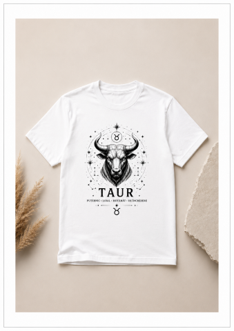 CADOURI PERSONALIZATE - TRICOU ZODIA TAUR