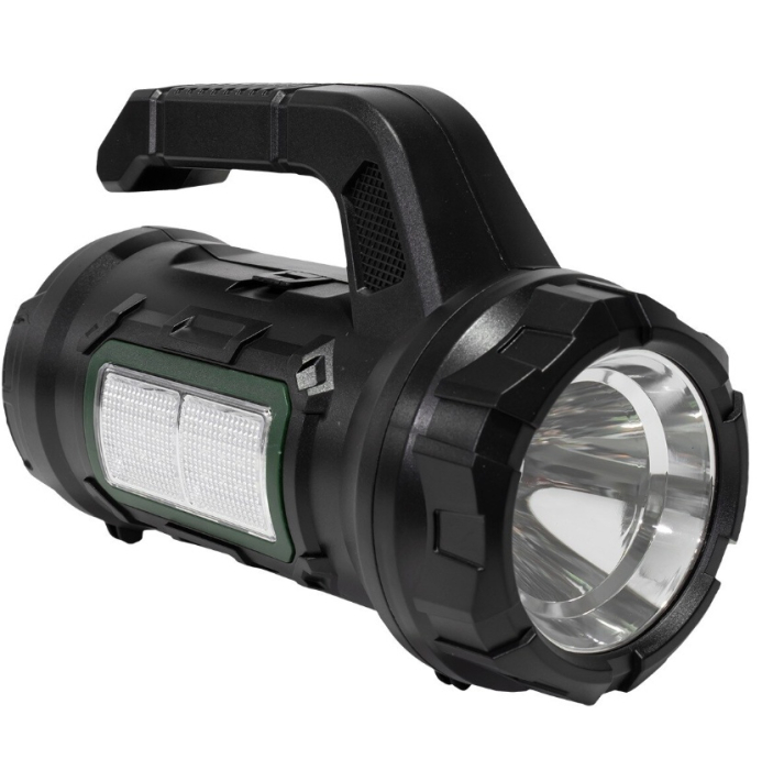 Lanterna Led 18W multifunctionala, Set Scule incluse, acumulator reincarcabil USB Type C, 5 moduri iluminare, avertizare luminoasa, leduri stare incarcare baterie, negru [2]