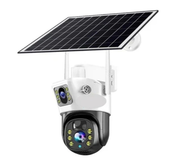 PACHET 3 X Camera de Supraveghere cu Panou Solar slot SIM 4G V380Pro 8MP [5]