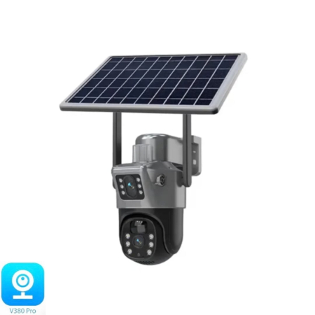 Camere Supraveghere - CAMERA DE SUPRAVEGHERE CU PANOU SOLAR SLOT DE CARTELA 4G DUBLA