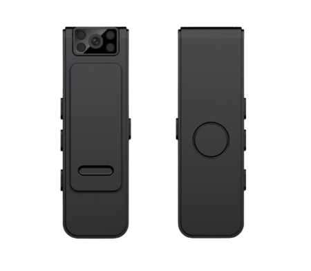 NOUTATI - Camera Video Recorder HD 1080P cu Clip Magnetic pentru Conferinte si Sporturi in Aer Liber, Negru