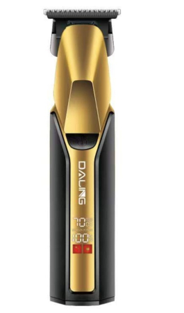 NOUTATI - DALING DL-0078 Mașină de tuns profesională pentru salon de coafură, tunsoare pentru bărbați, trimmer din oțel fin, cap de tăiere cu afișaj LED