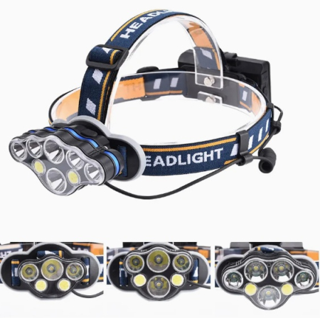 NOUTATI - LANTERNA DE CAP CU 8 LED-URI HW10017