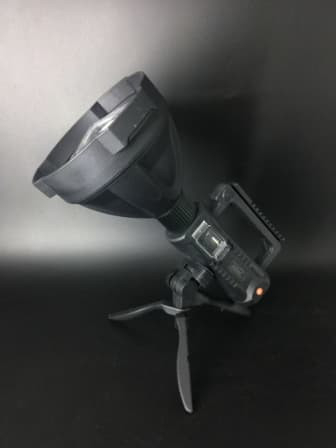 NOUTATI - LANTERNA REINCARCABILA 20000LM ,USB, Ultra-Luminoasa, Acumulator Litiu, Rezistenta la Apa, Negru