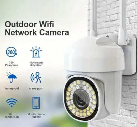 LICHIDARE STOC: PACHET 4 CAMERE SUPRAVEGHERE WIFI 36 LED FFVideo [5]