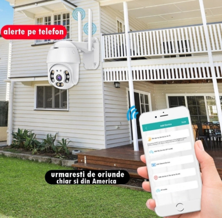 PROMOTIE: PACHET 2 CAMERE SUPRAVEGHERE WIFI V380 5MP [4]